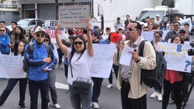 Protesta de médicos en Ecuador por crisis en la salud