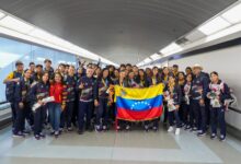 Subcampeones Suramericanos llegaron a suelo venezolano tras conquistar 83 medallas