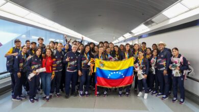 Subcampeones Suramericanos llegaron a suelo venezolano tras conquistar 83 medallas