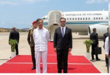 Gustavo Petro, presidente de Colombia, llega a Venezuela en visita oficial