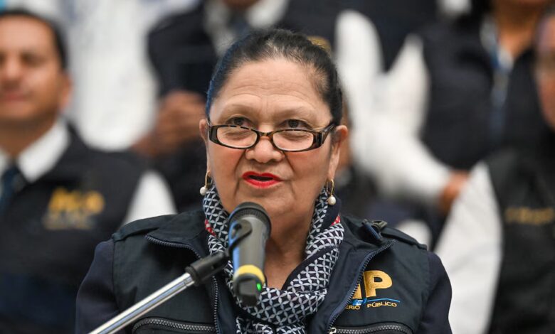 Consuelo Porras queda fuera de la lista final para Fiscal General en Guatemala