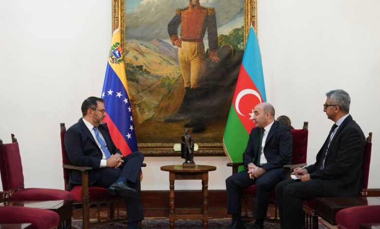 Venezuela y Azerbaiyán abordan temas vinculados a la cooperación y desarrollo binacional