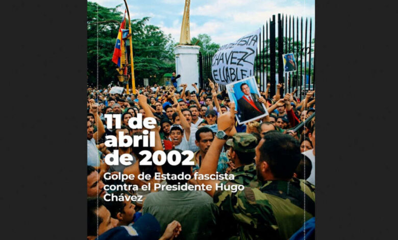 Canciller venezolano evoca golpe de Estado de abril 2002 y victoria popular