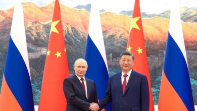 "Ejemplo de asociación estratégica": Putin y Xi se reúnen en Pekín
