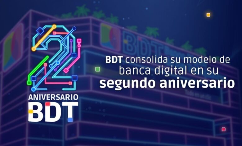 BDT consolida su modelo de banca digital en su segundo aniversario