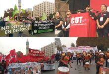 En Chile marcharon contra políticas de ajuste y en Brasil por más justicia social
