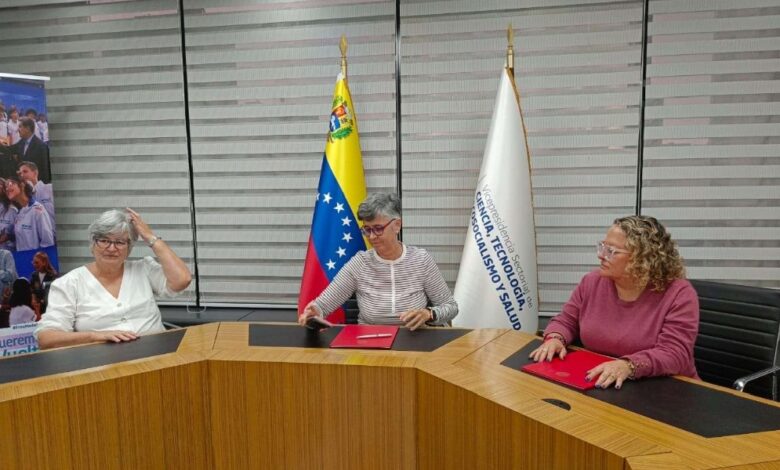 Vicepresidencia sectorial de ciencia y salud firma convenio con Misión Nevado