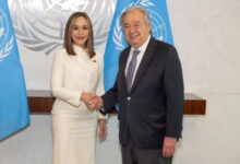 Coromoto Godoy presenta cartas credenciales como embajadora de Venezuela ante la ONU