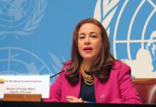 Ecuatoriana María ‌Fernanda Espinosa se une a carrera para liderar la ONU
