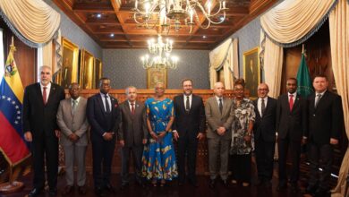 Canciller Yván Gil sostuvo encuentro con representantes del cuerpo diplomático africano