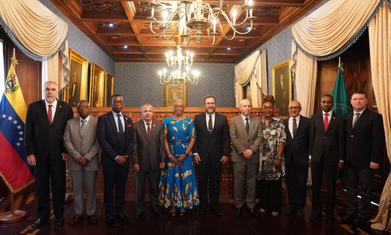 Canciller Yván Gil sostuvo encuentro con representantes del cuerpo diplomático africano