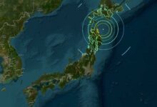 Potente sismo de magnitud 6,7 frente a las costas de Japón