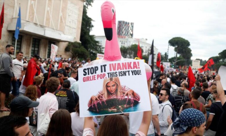“Albania no está en venta”: Masivas protestas rechazan proyectos de la familia Trump
