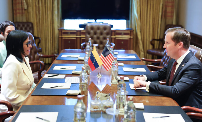 Mandataria (E) de Venezuela y embajador de EE. UU. en India abordaron agenda bilateral