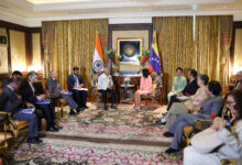 Presidenta (E) Delcy Rodríguez sostuvo reunión con el canciller de India
