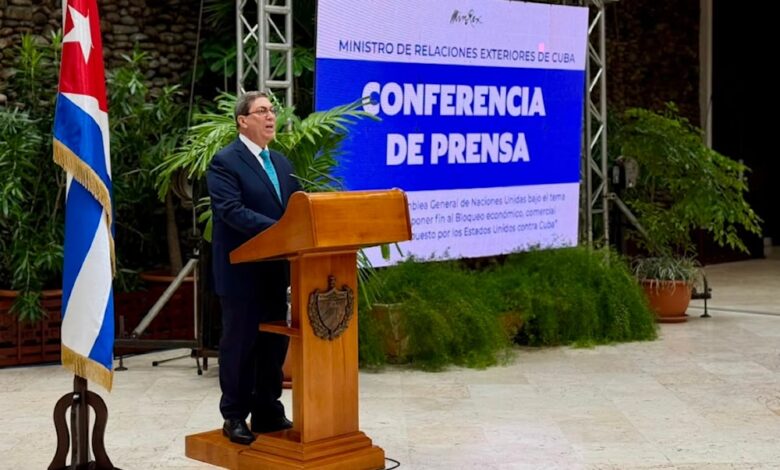 Bruno Rodríguez reafirma que Cuba no amenaza la seguridad de EE. UU.