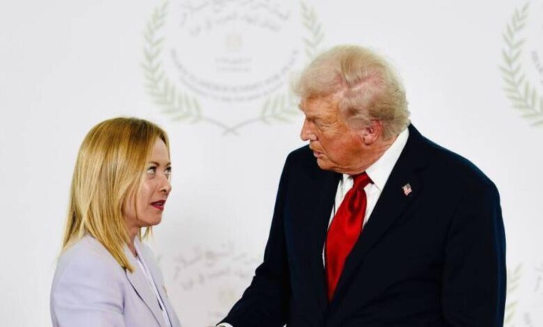 Meloni busca reparar relaciones Italia-EE.UU. tras las ofensas de Trump