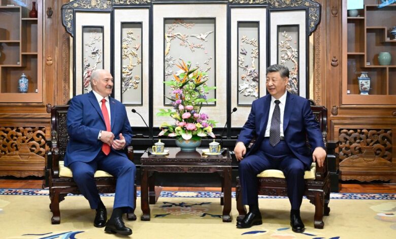 Xi se reúne con presidente de Bielorrusia en Beijing