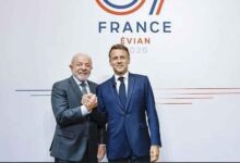 Lula se reúne con Macron en Francia al margen de cita del G7