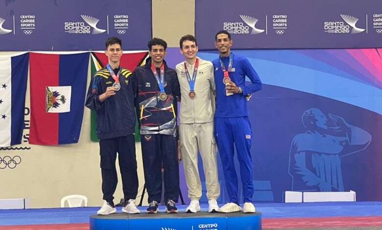 Venezolano Jeshuath Pedraza conquistó oro en taekwondo en CAC 2026