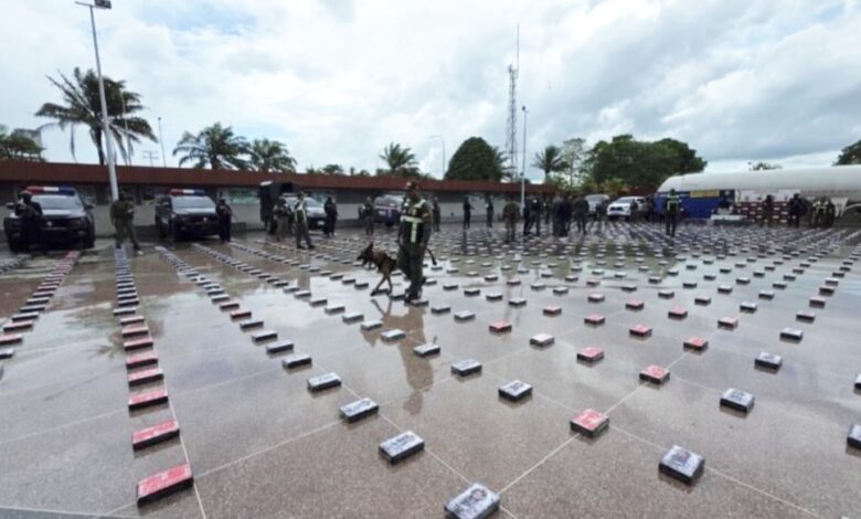 Autoridades venezolanas incautan 3,347,800 Kgs de cocaína en Monagas