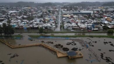Temporal en Chile deja tres muertos y 400 mil hogares sin electricidad
