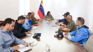 Presidenta Delcy Rodríguez evalúa despliegue de organismos de seguridad y Protección Civil
