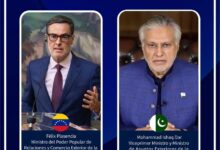 Venezuela y Pakistán preparan agenda conjunta para concretar proyectos