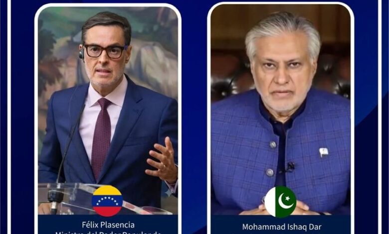 Venezuela y Pakistán preparan agenda conjunta para concretar proyectos