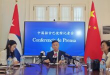 China reafirma en La Habana apoyo a Cuba contra el bloqueo