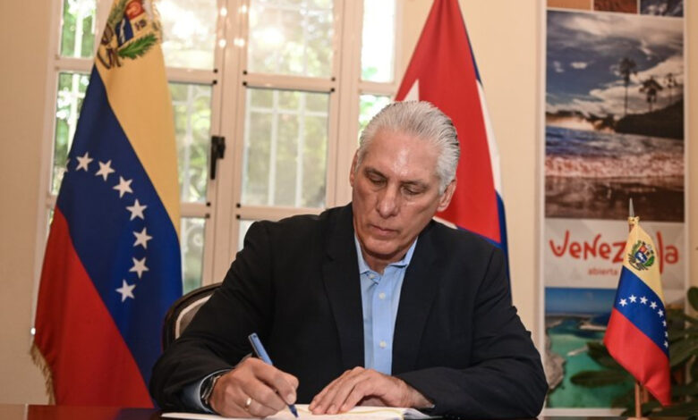 Díaz-Canel destaca labor de brigadas cubanas tras sismos en Venezuela