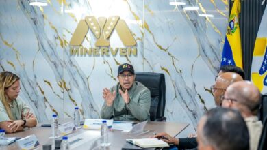 Ministro Héctor Silva fortalece planificación estratégica de Minerven para impulsar la producción aurífera
