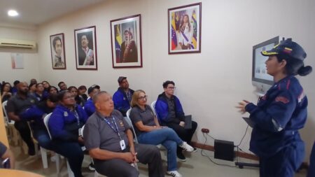 Pgeb recibió capacitación de Formación en Materia de Sismos