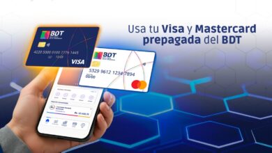 Usa tu Visa y Mastercard prepagada del BDT