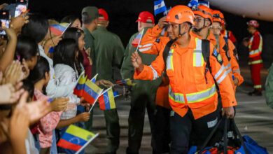 Venezuela despide a 130 rescatistas de El Salvador que apoyaron en labores de rescate