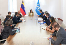 Mandataria (E) recibió a subsecretario de Asuntos Humanitarios de ONU, Tom Fletcher