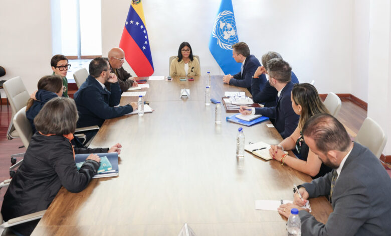 Mandataria (E) recibió a subsecretario de Asuntos Humanitarios de ONU, Tom Fletcher