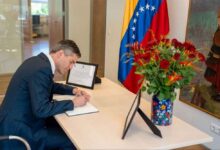Canciller de Venezuela agradeció muestras de solidaridad del Reino de Países Bajos