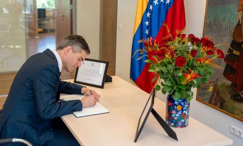 Canciller de Venezuela agradeció muestras de solidaridad del Reino de Países Bajos