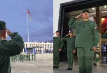 Fanb conmemora 215 años de la Declaración de Independencia con izada del Tricolor