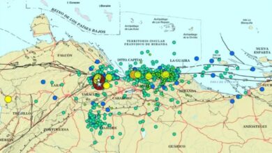 Funvisis reporta 211 sismos en Venezuela entre el 10 y el 16 de julio