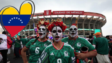 Aficionados en la Copa Mundial de Fútbol se solidarizan con Venezuela