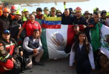 México incorpora 127 nuevos brigadistas a labores de rescate en Venezuela