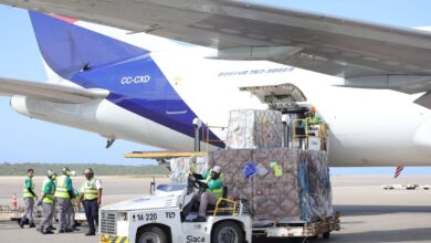 Venezuela recibe 40 toneladas de medicamentos de Brasil