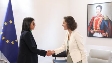 Presidenta Rodríguez y comisaria europea Hadja Lahbib evaluaron avances de cooperación tras sismos