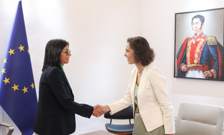 Presidenta Rodríguez y comisaria europea Hadja Lahbib evaluaron avances de cooperación tras sismos