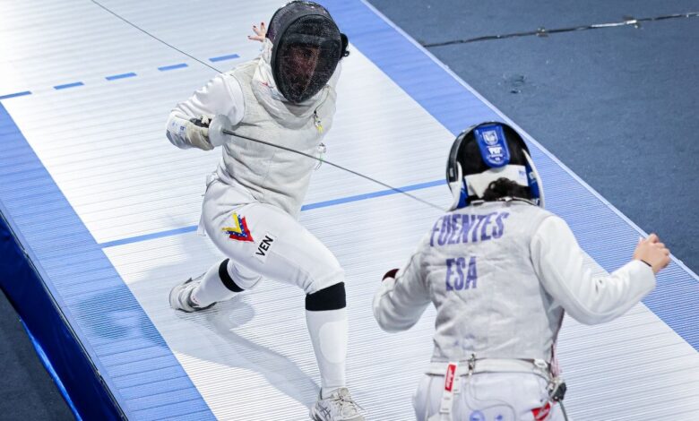 Anabella Acurero se colgó el oro en esgrima en Juegos CAC 2026
