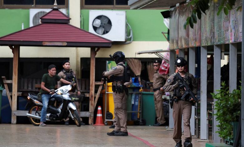 Cinco personas muertas y más de 20 heridas en un tiroteo en una escuela de Tailandia