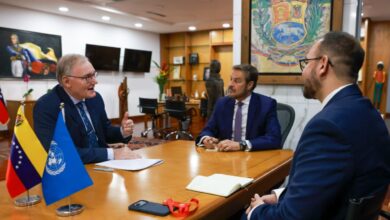 Canciller Félix Plasencia se reúne con el nuevo coordinador residente de la ONU en el país