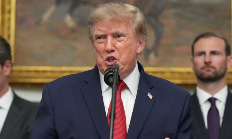 Trump anuncia “operación económica destructiva” contra Irán